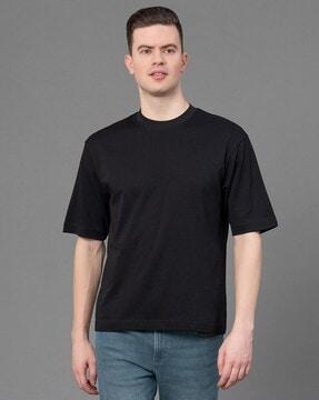 solid oversized fit t-shirt