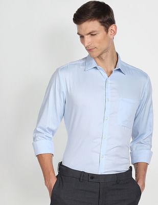 solid oxford formal shirt