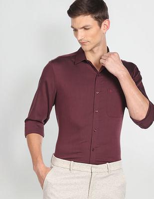 solid oxford formal shirt