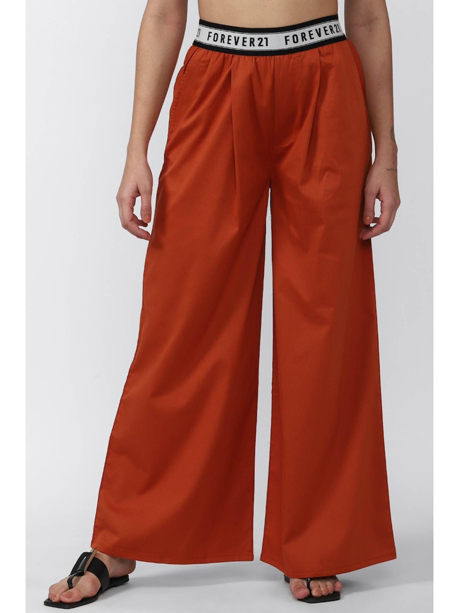 solid pant orange