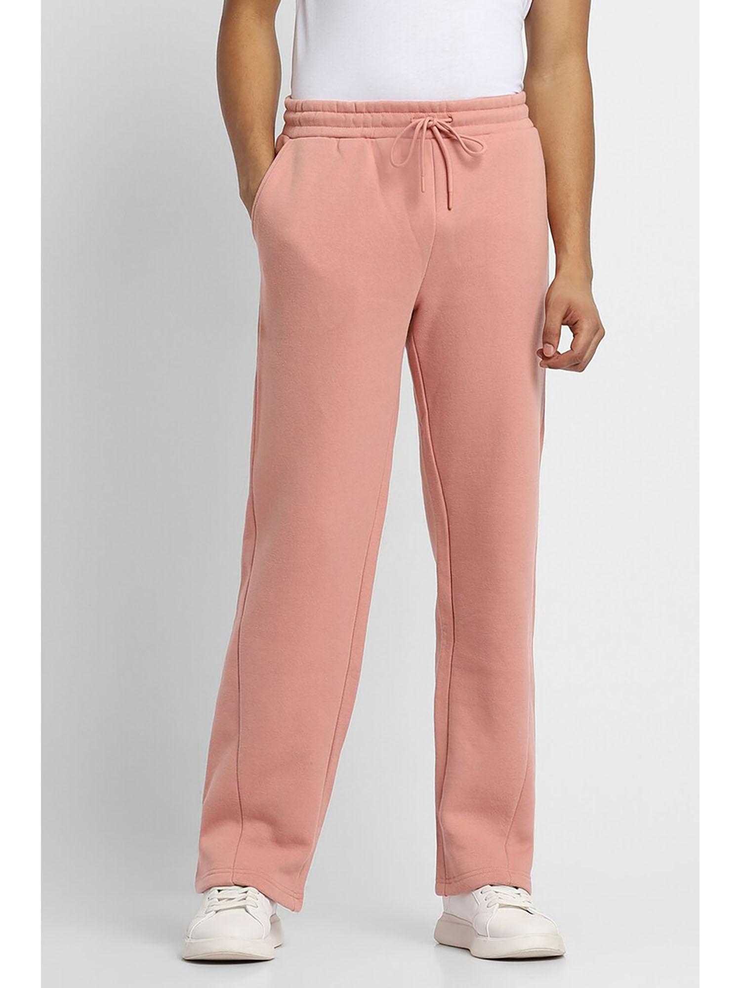 solid pink trackpants