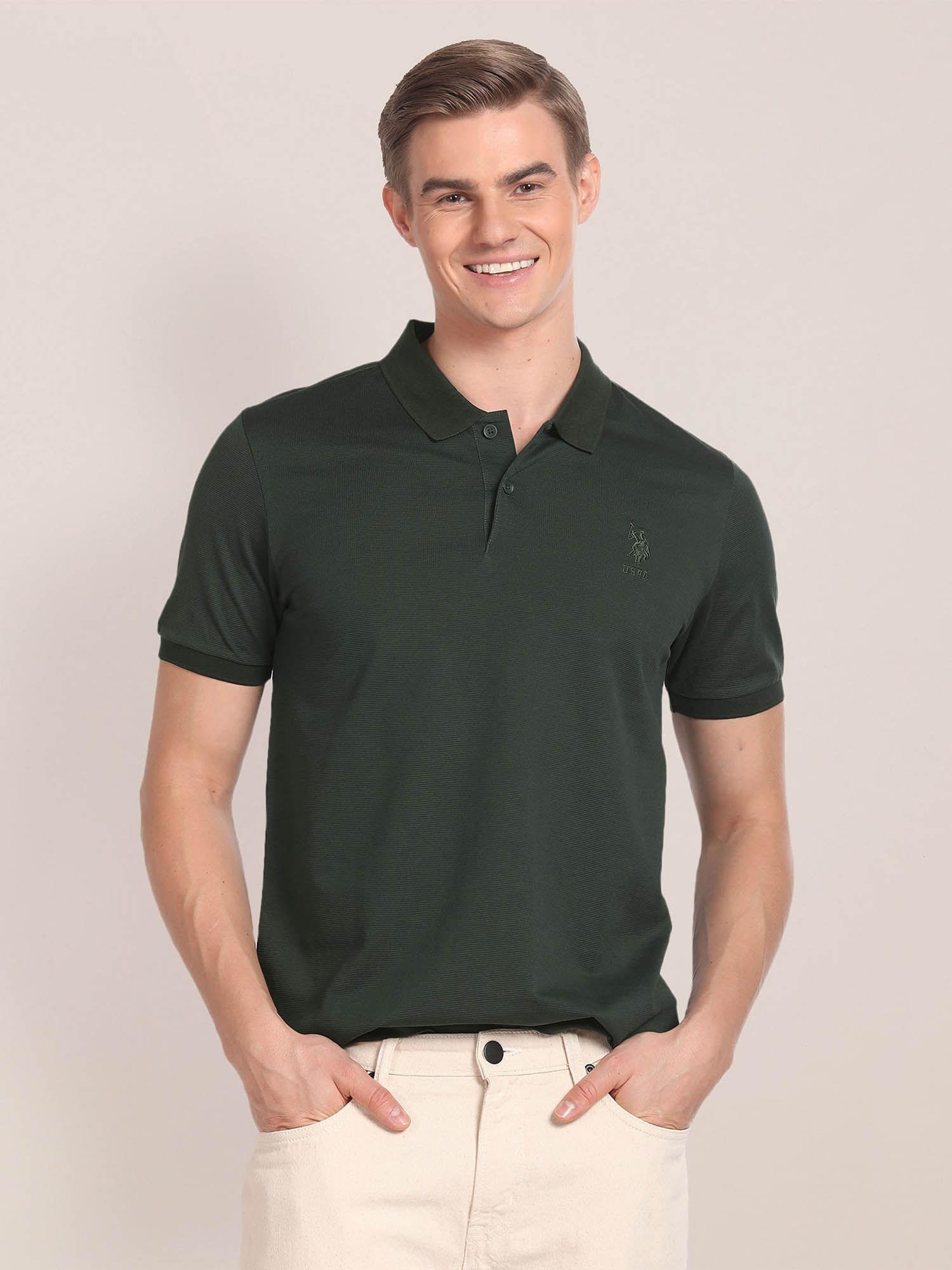 solid pique polo t-shirt