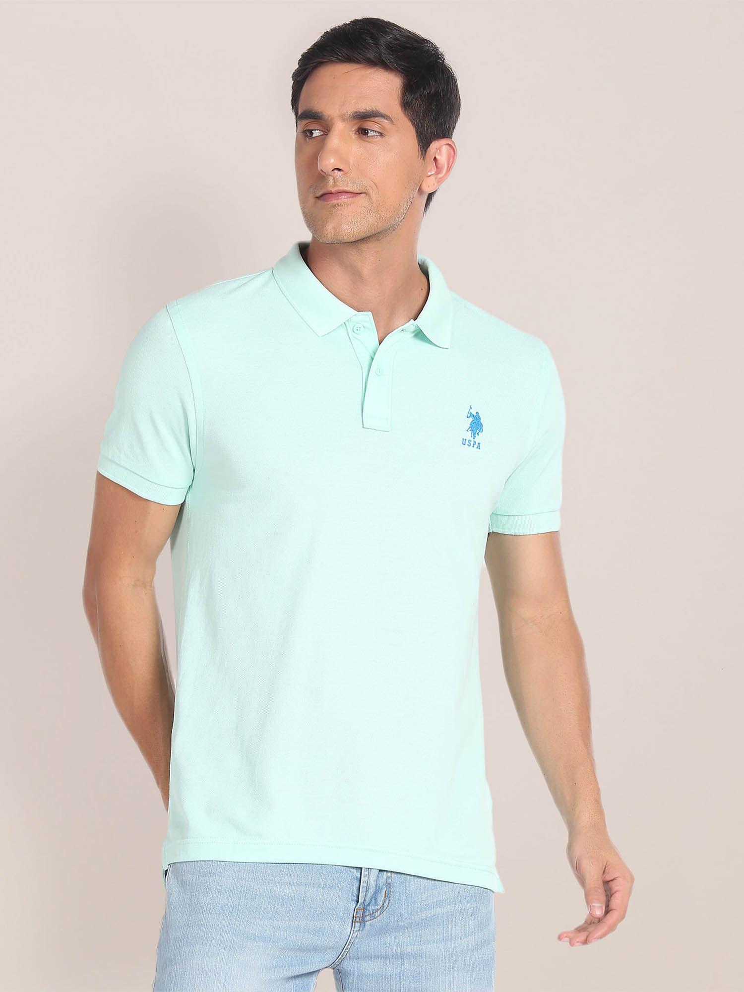 solid pique polo t-shirt