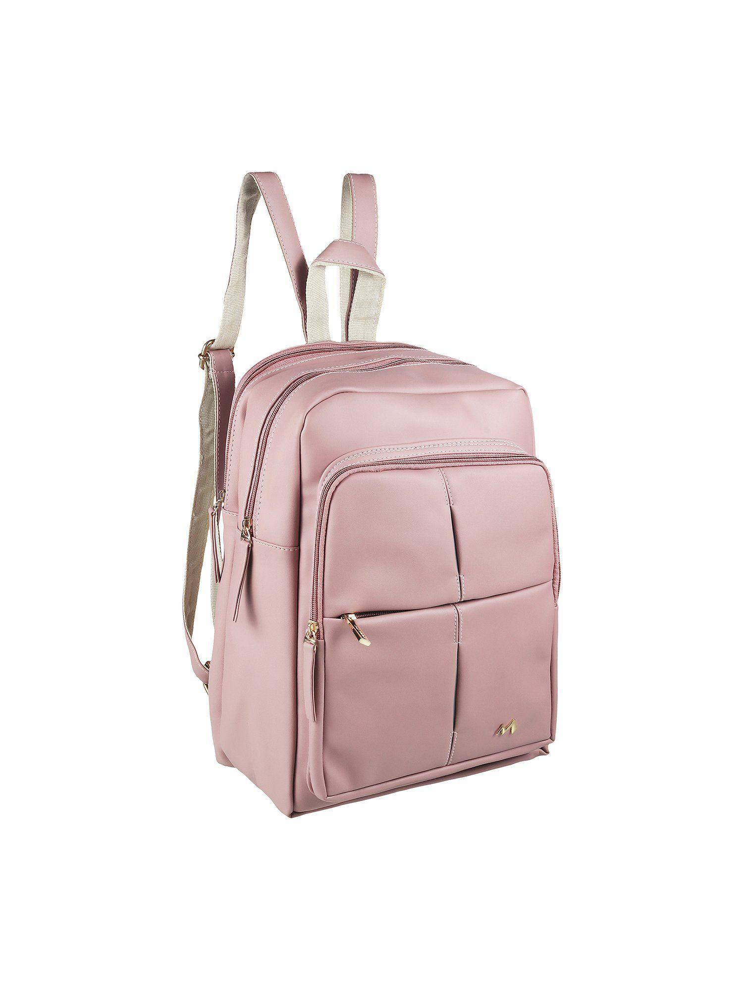 solid-plain pink backpacks