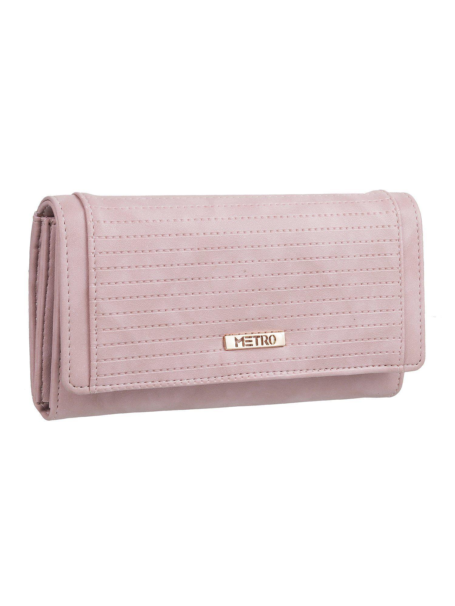 solid-plain pink wallet