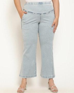 solid plus size jeans