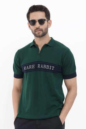 solid polo men's t-shirt - green