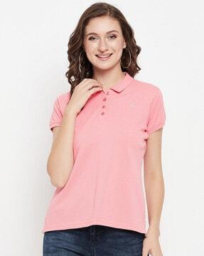 solid polo t-shirt