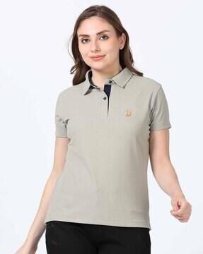 solid polo t-shirt