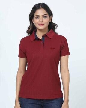 solid polo t-shirt