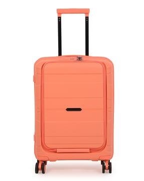 solid polycarbonate trolley bag