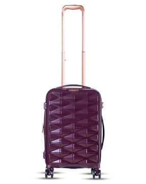solid polycarbonate trolley bag