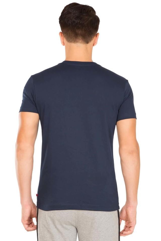 solid polyester cotton regular fit mens t-shirt