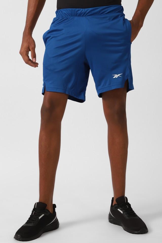 solid polyester regular fit mens shorts