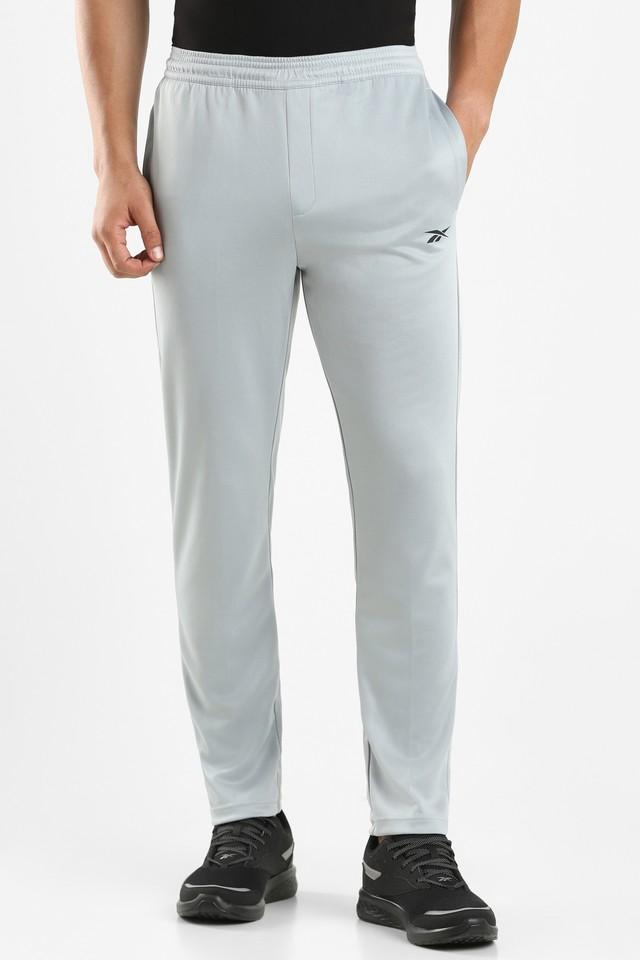 solid polyester regular fit mens track pants