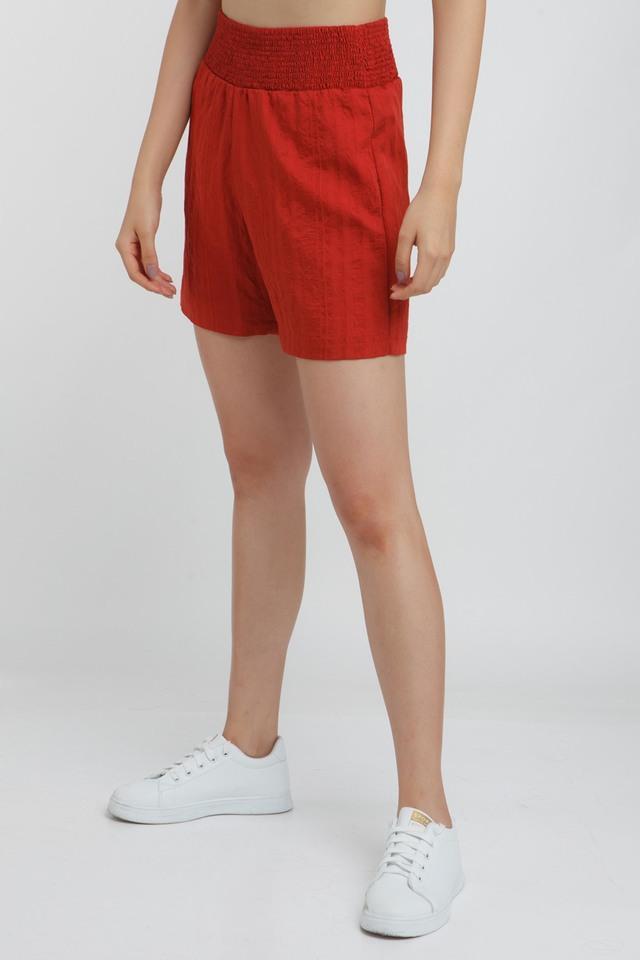 solid polyester regular fit womens shorts