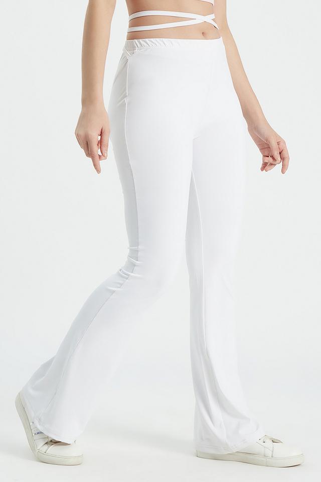 solid polyester regular fit womens track pants