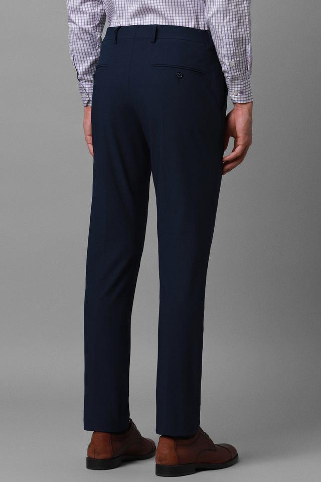 solid polyester super slim fit mens formal trousers