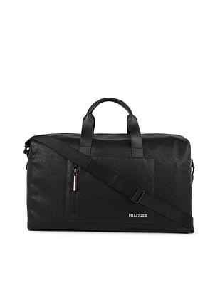 solid pu duffle bag