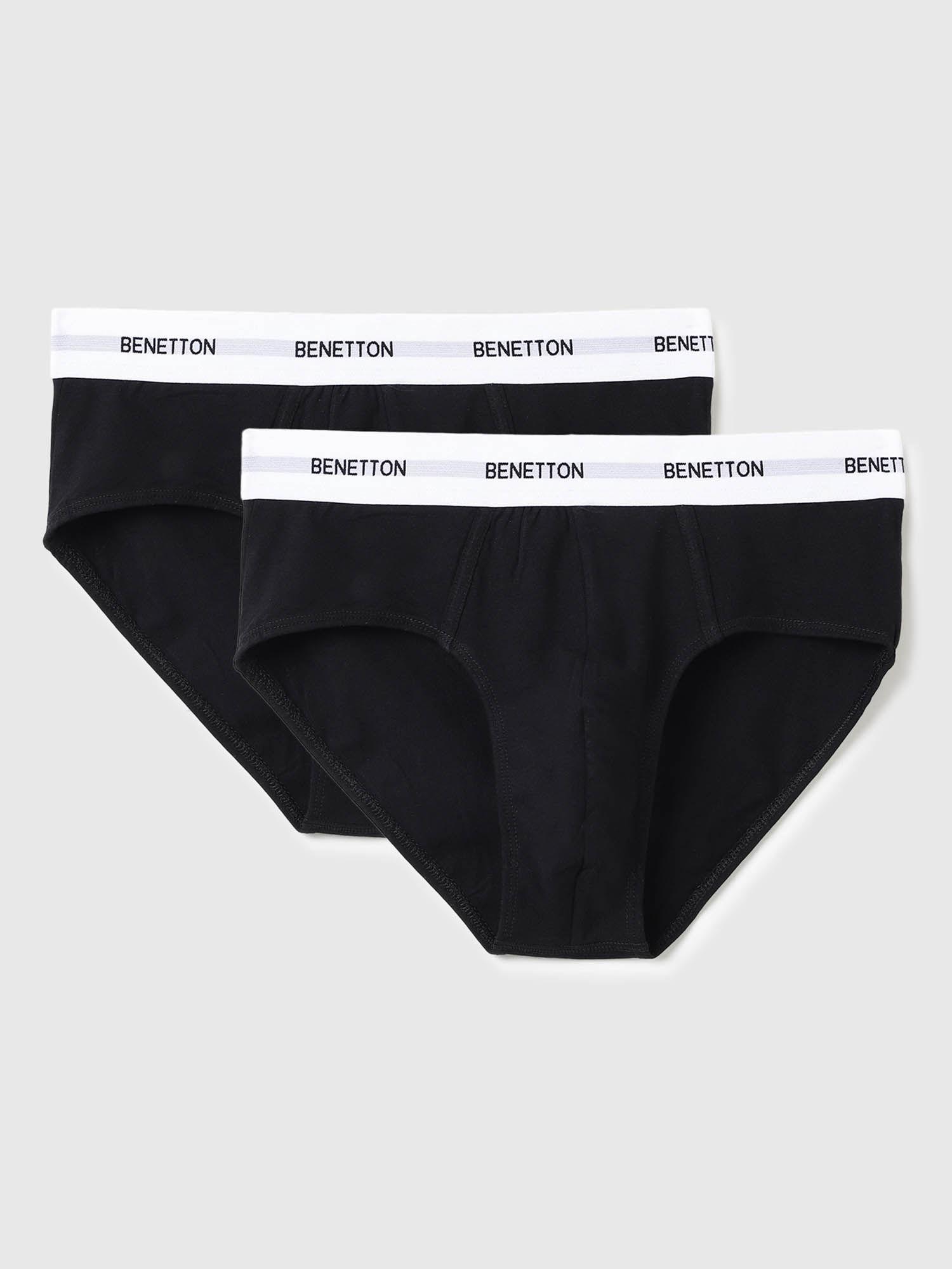 solid regular fit brief (pack of 2)