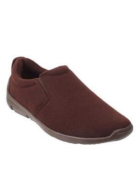 solid regular fit casual shoes