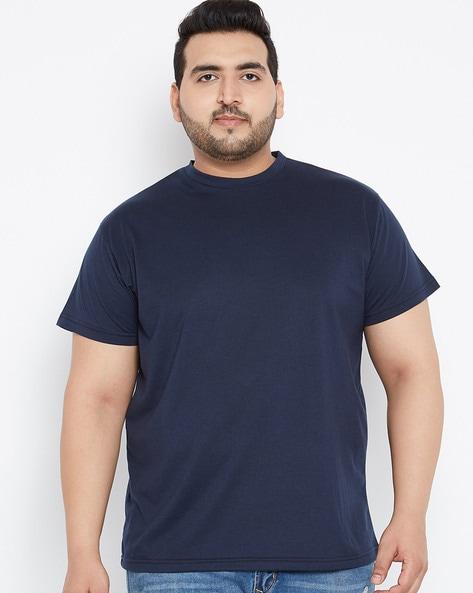 solid regular fit crew-neck t-shirt
