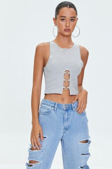 solid regular fit cropped crop tops