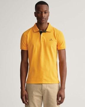 solid regular fit polo t-shirt