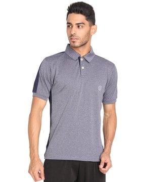 solid regular fit polo t-shirt