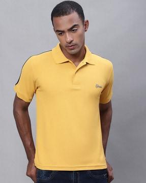 solid regular fit polo t-shirt