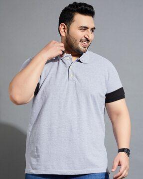 solid regular fit polo t-shirt