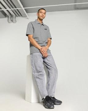 solid regular fit polo t-shirt