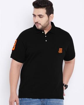 solid regular fit polo t-shirt