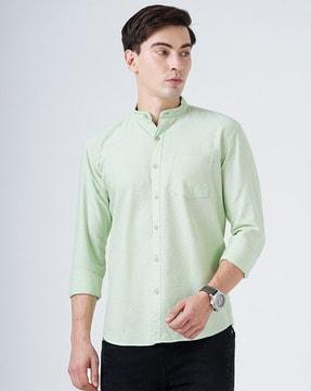 solid regular fit shirt