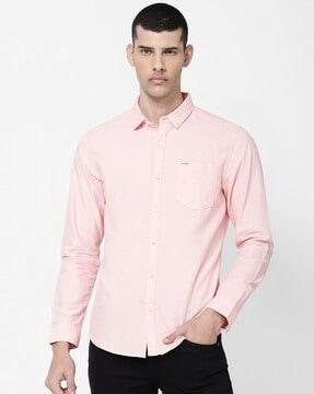 solid regular fit shirt