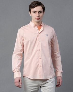 solid regular fit shirt