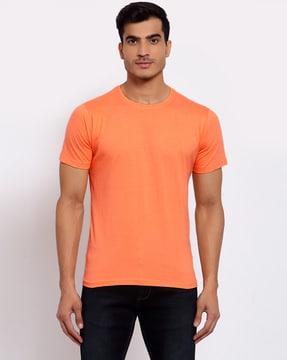 solid regular fit t-shirt