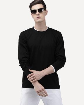 solid regular fit t-shirt