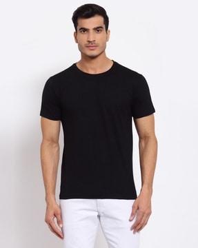 solid regular fit t-shirt