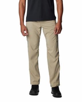 solid relaxed fit cargo pants