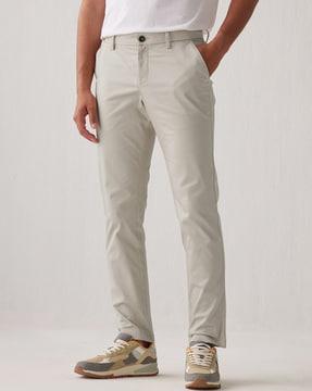 solid relaxed fit chinos