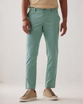 solid relaxed fit chinos