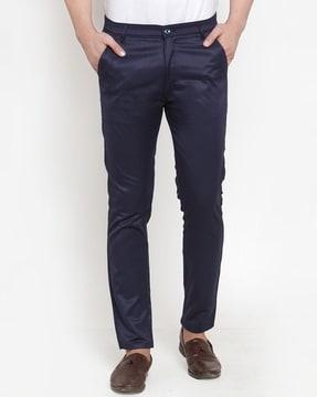 solid relaxed fit pants