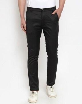 solid relaxed fit pants