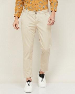 solid relaxed fit pants