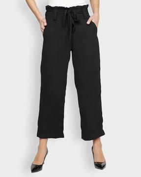 solid relaxed fit pants