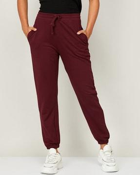 solid relaxed fit pants