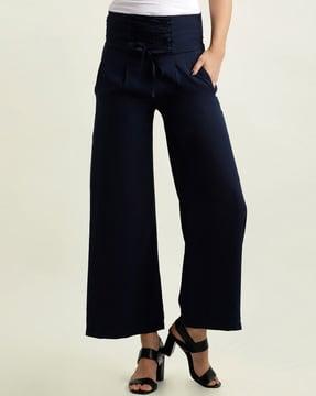 solid relaxed fit pants