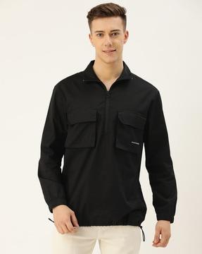 solid relaxed fit shirt