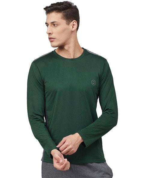 solid round neck t-shirt